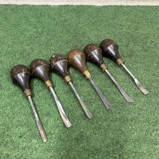 Vintage Mini Carving Chisels.