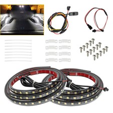 2x 60" 180LED White Cargo Bed Night Work Light Strip Bar Cargo Van Pickup Truck