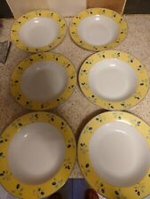 Soup Bowls Royal Doulton Blueberry X 6