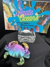 Bismuth Crystal Crab Carving