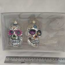 3.5" GLASS SUGAR SKULL TREE