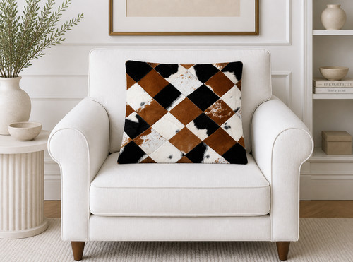 Genuine cowhide cushion - genuine,
