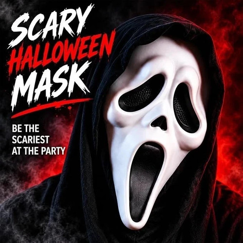 Scream ghost face mask - ghost,