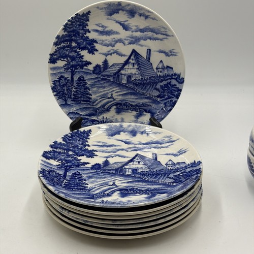 Pottery blue white - 8-, antique