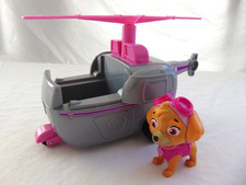 PAW PATROL SKYE FIGURE WITH PUSH ALONG HELICOPTER