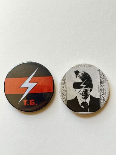 Throbbing gristle badges set - gristle, -set
