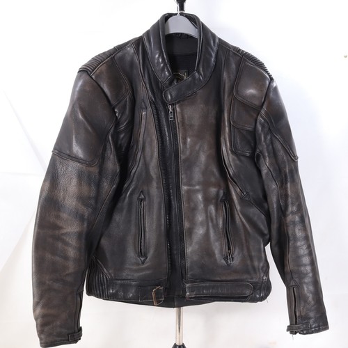 Vintage leather motorcycle - vintage, j&s