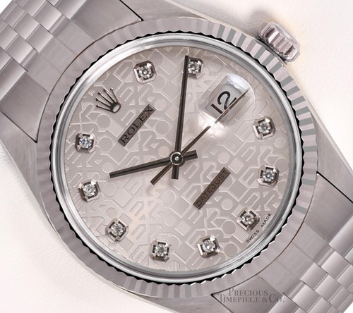 Rolex datejust 36mm stainless - rolex,