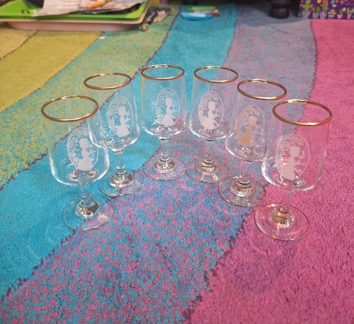 Vintage sherry glass - sherry, x6