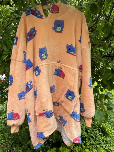 Original oodie blue - original, hooded