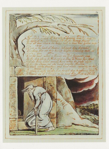 Postcard william blake - postcard,