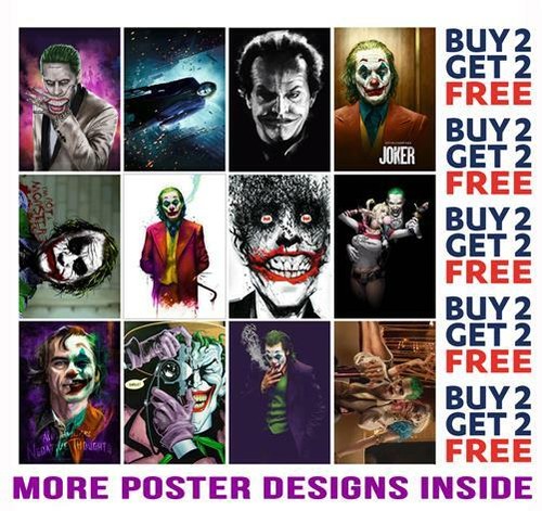 The joker poster prints batman - joker,