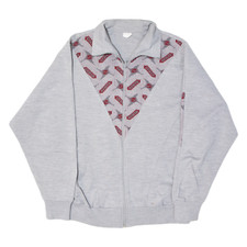 Mens Track Jacket Grey M