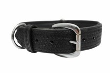 BLACK LEATHER DESIGNER DOG
