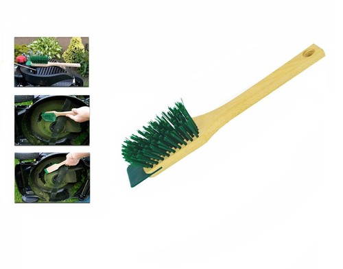 Lawnmower wire brush with - brush,