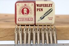 Vintage MacNiven & Cameron Waverley Brass Dip Pen Nibs x 10