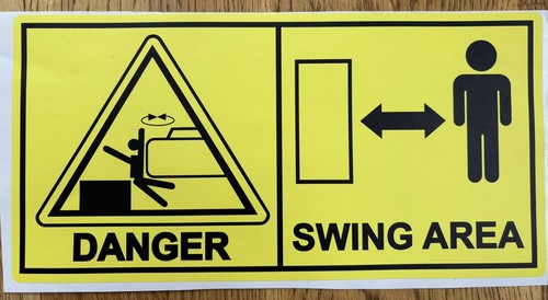 New safety stickers - new,