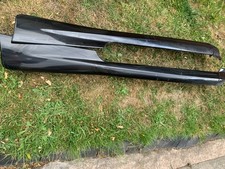 Vauxhall Corsa D Side Skirts  driver and passenger with Caps White Z4742013
