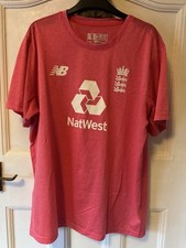 England Cricket T-Shirt Coral