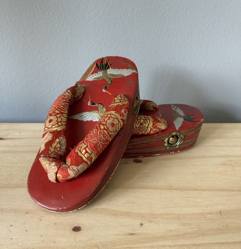 Japanese oboko sandals red - sandals,