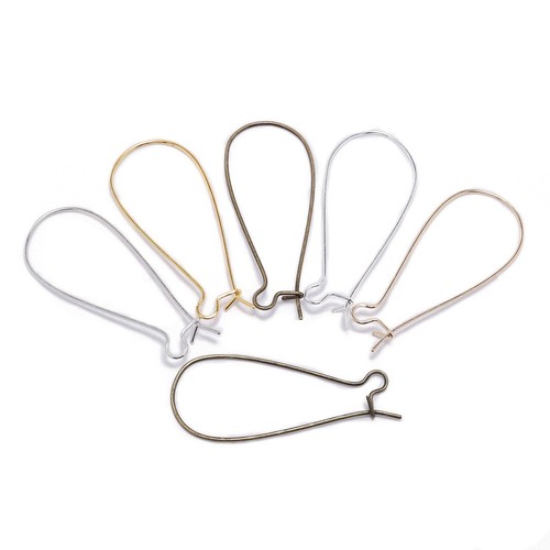 Sizes kidney earring hooks - kidney,