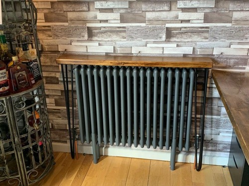 Rustic radiator cover urban - rustic,