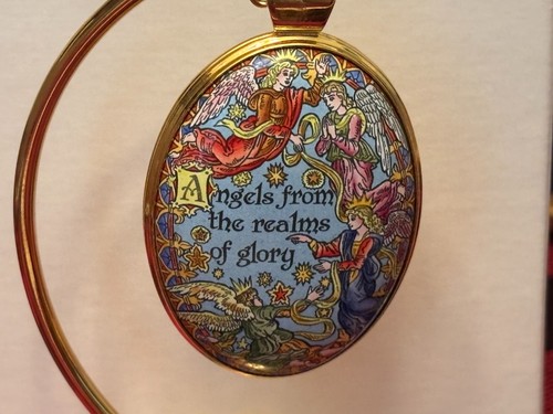 Halcyon enamel pendant - enamel,