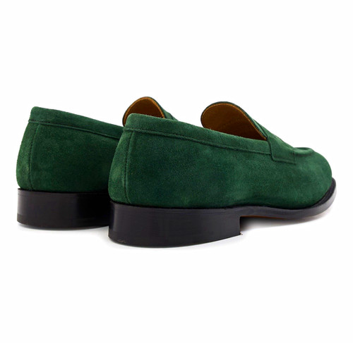 Barker men green suede - men's,