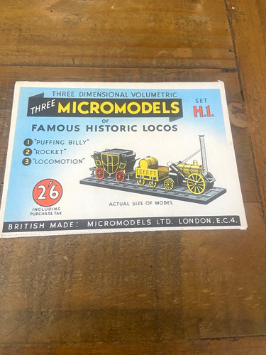Micromodels ltd historic locos - micromodels,