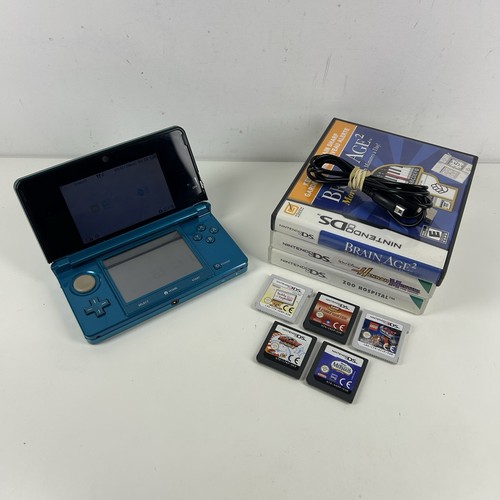 Nintendo 3ds aqua blue console - 3ds,