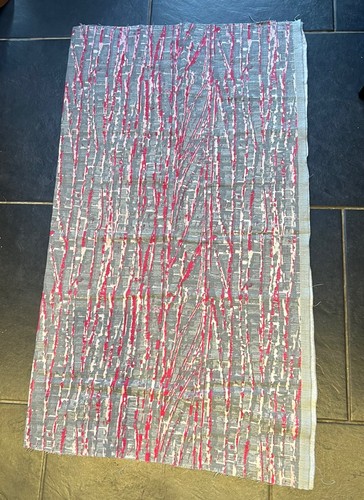 Vintage barkcloth fabric - barkcloth,