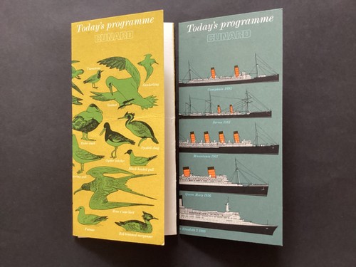 Cunard qe2 today programmes - cunard, -today's