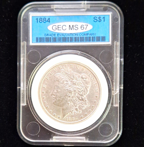 1884 usa morgan - morgan, silver