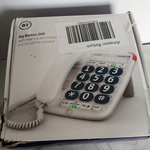 Big button 200 corded phone - button,