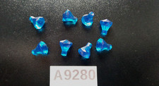 LEGO GENUINE TRANS BLUE DIAMOND CRYSTAL GEM JEWEL 8 PIECES (A9280)(B)