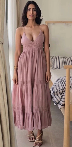 Zara pale pink 100 - pink, 100%