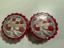 Two Yankee Candle Deerfield Label Tarts - Raspberry Cream