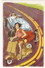 CAREER Postcard Humor Scooter