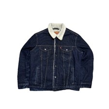 Levi's Dark Blue Denim Sherpa