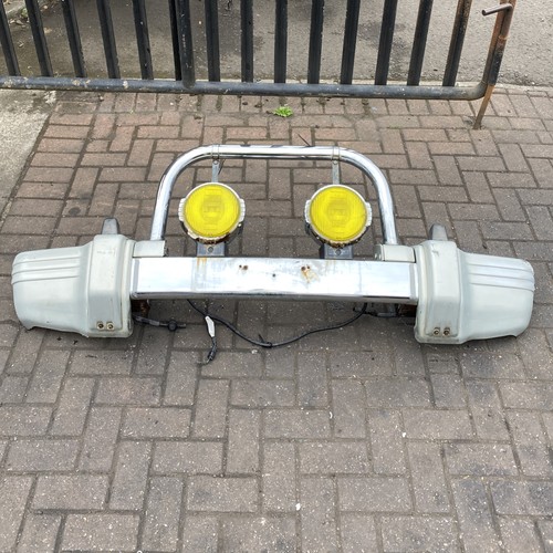 Front bumper with bar - bumper, a