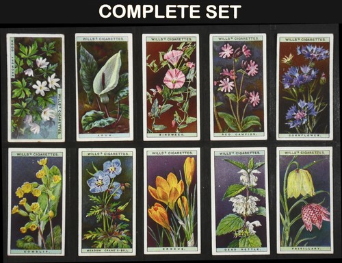 Wild flowers wills cigarette - flowers,