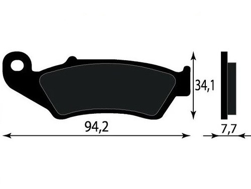 Front brake pad 5dh - brake,
