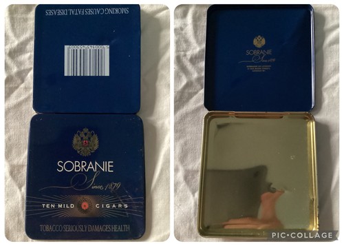 Sobranie cigar tin - tin, (empty)