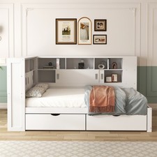 Single Bed with Bookcase