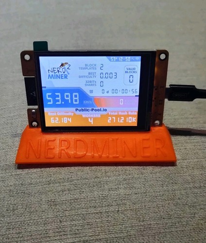 Stand for nerd miner lcd - v2,