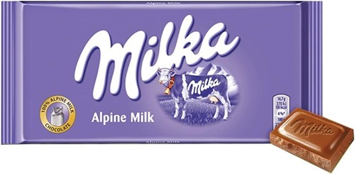 Milka alpine milk chocolate - alpine,