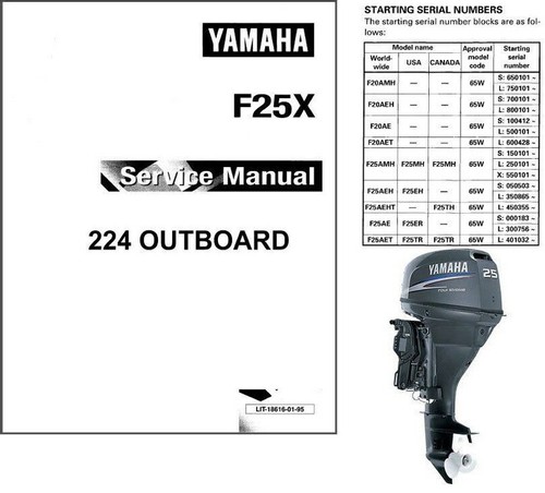 Yamaha f20 f25 hp - f25,