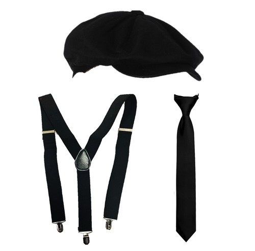 Flat cap gangster 1920s set - flat,