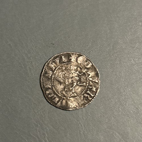 Silver hammered coin - silver,