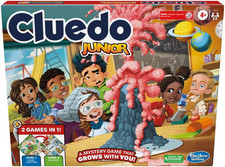Hasbro Gaming Cluedo Junior Board Game, Reimagined Classic for 2-6 Players, Det